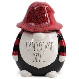 Large Rae Dunn Handsome Devil Gnome Cookie/ Candy/ Coffee Canister NWT